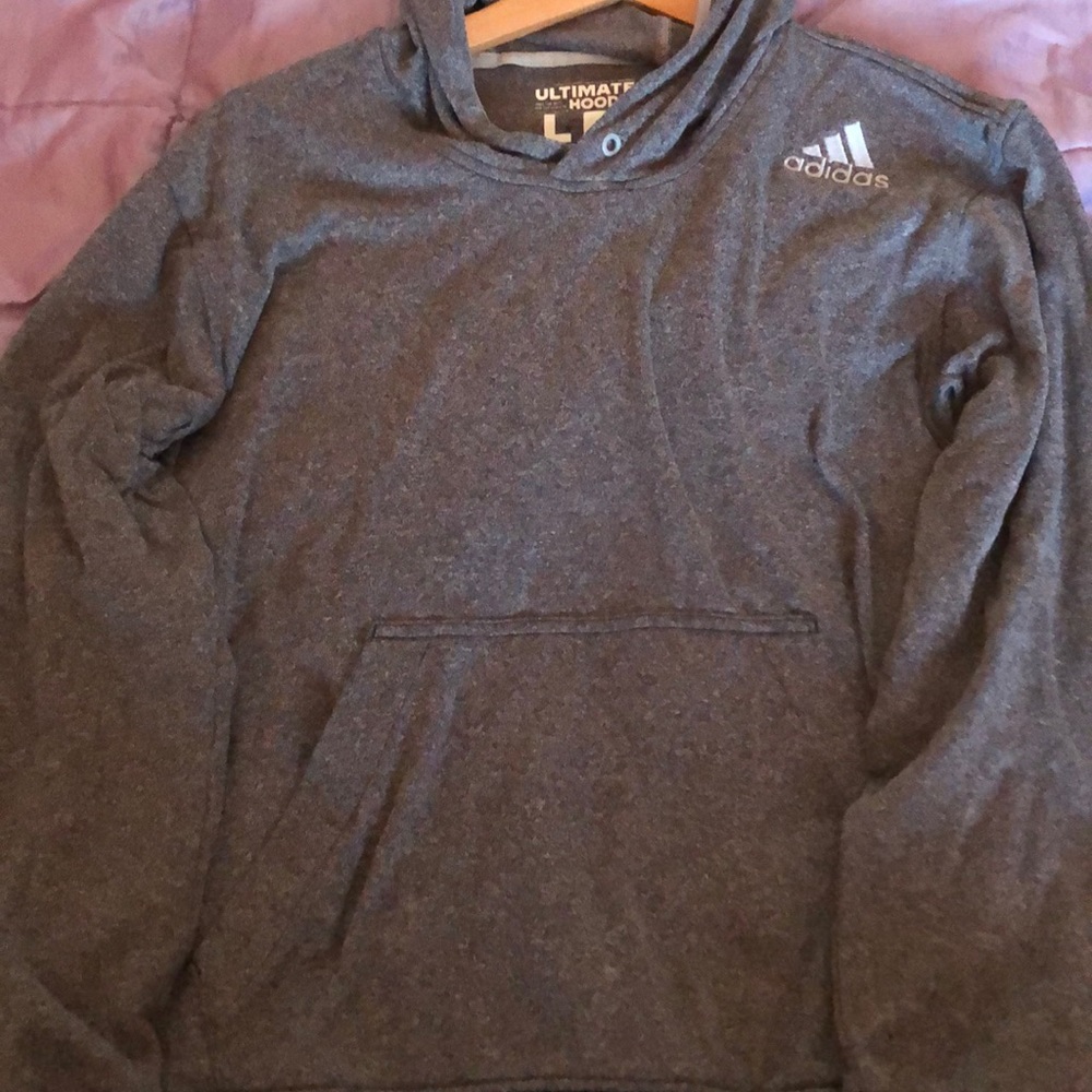 Addidas ultimate grey hoodie